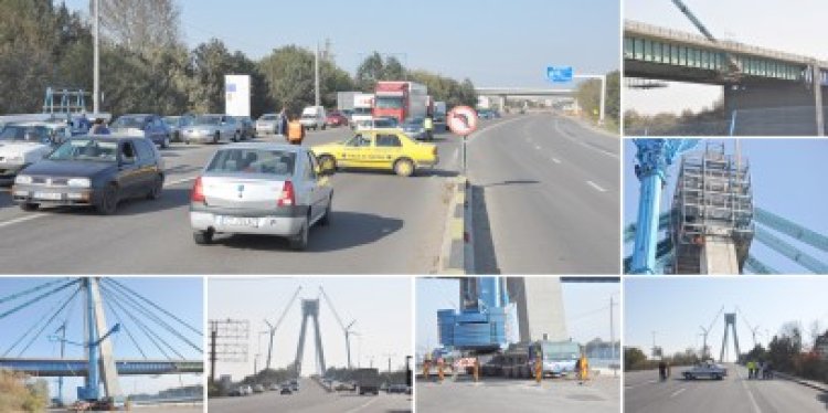 Calvarul de pe Podul Agigea: şoferii n-au ştiut că traficul este oprit şi nici care sunt rutele ocolitoare